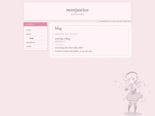 blog screenshot
