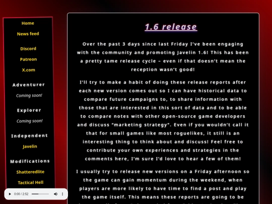 Website screenshot