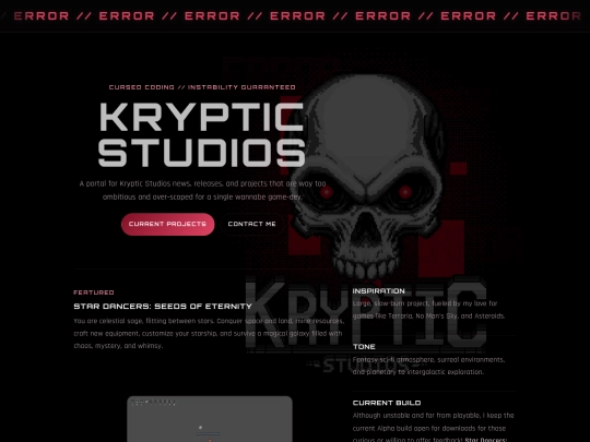 Website screenshot