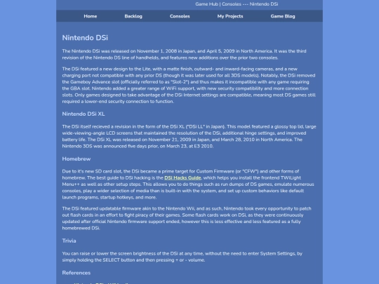 Website screenshot