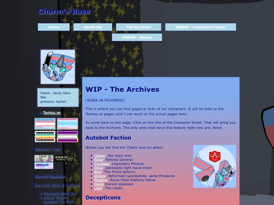 Website screenshot