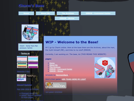 Website screenshot
