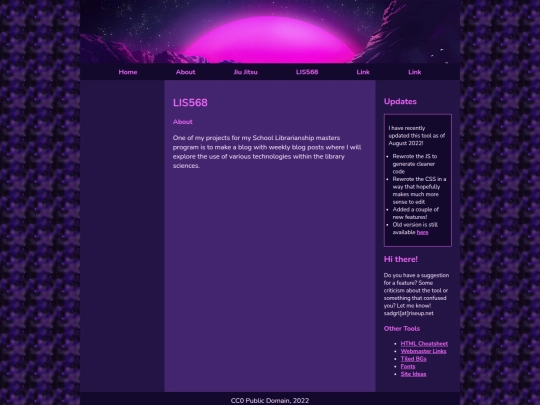 Website screenshot