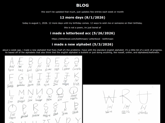 blog screenshot