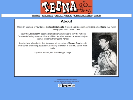 Website screenshot