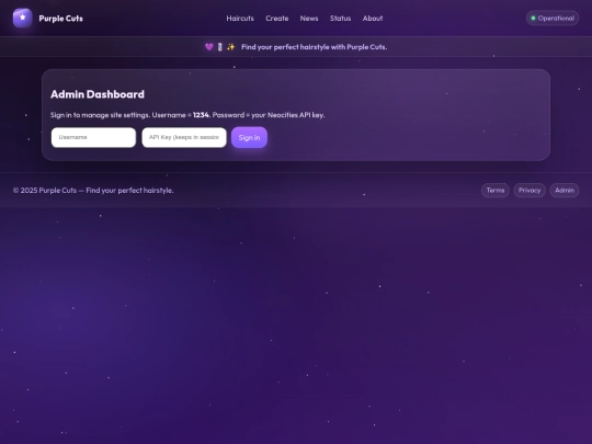 Website screenshot