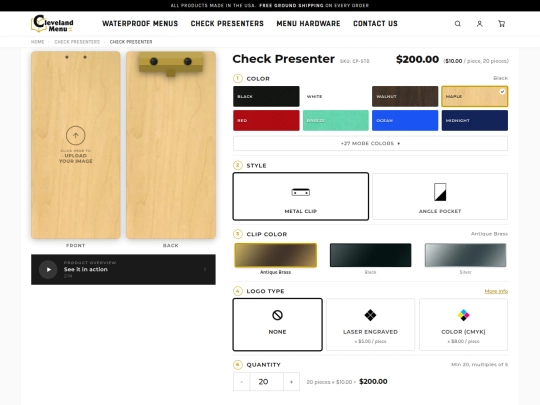 cle-menu/check-presenter-v3 screenshot