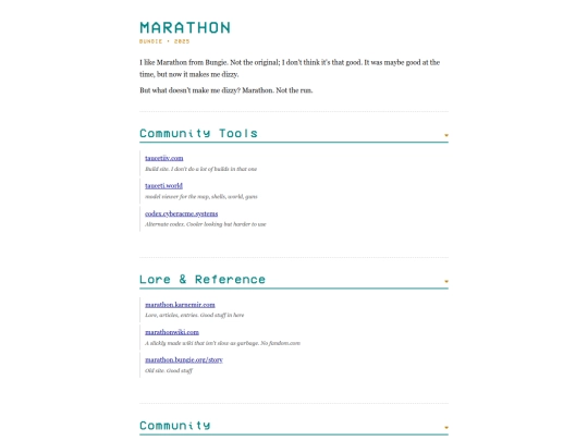 marathon screenshot