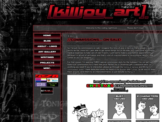 Website screenshot