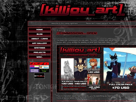 Website screenshot