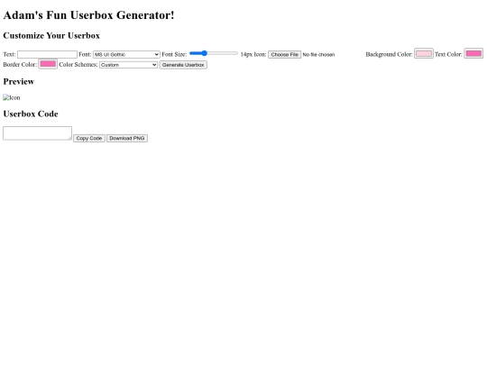 userbox screenshot