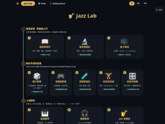 jazz-lab screenshot