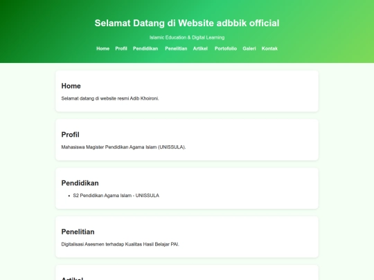 index screenshot