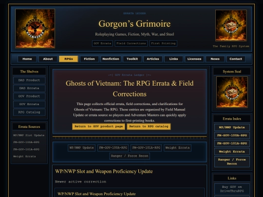 gov-errata screenshot