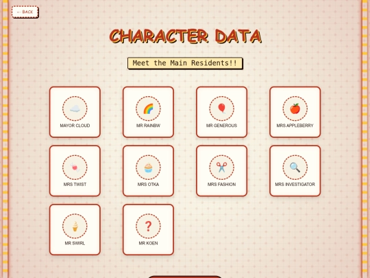 characterdata screenshot
