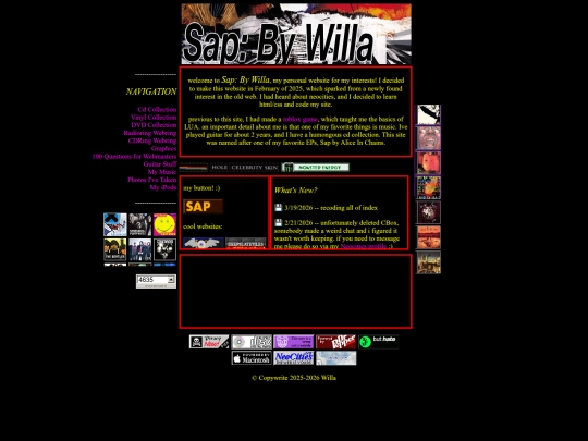 Website screenshot
