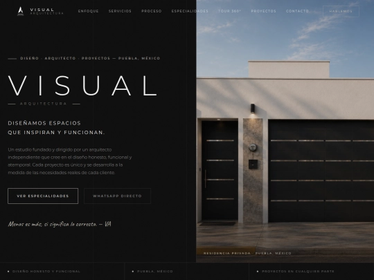 VISUALarquitectura screenshot