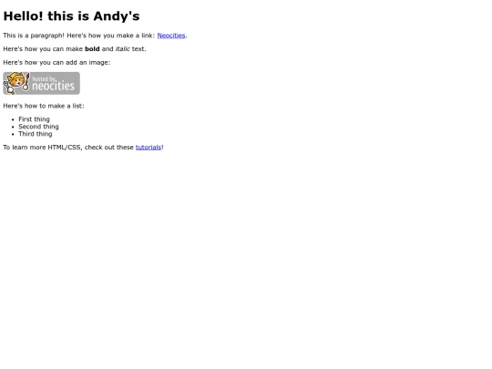 index screenshot
