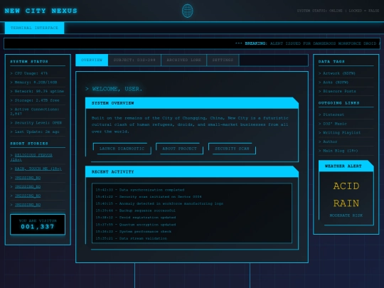 index screenshot
