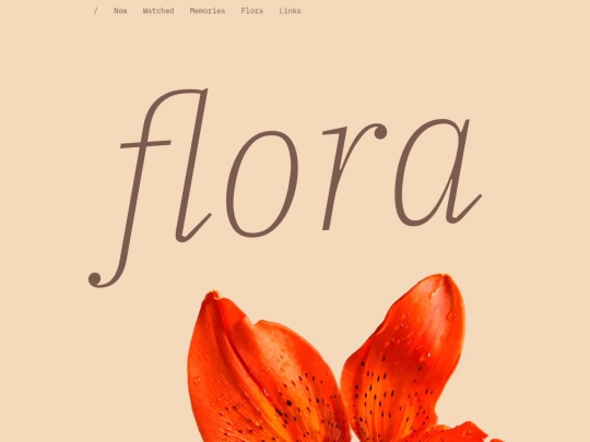 projects/flora screenshot