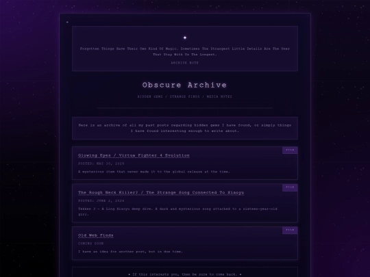 archive screenshot