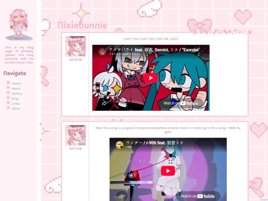 blogpage screenshot