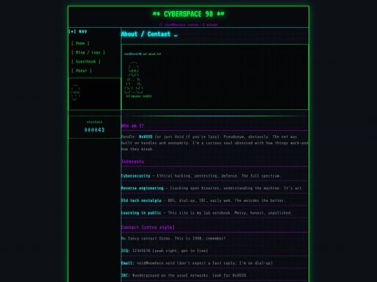 Website screenshot