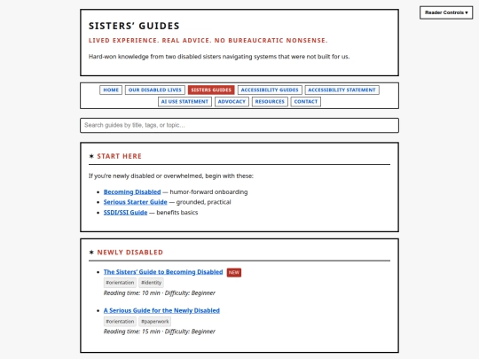 sistersguides screenshot