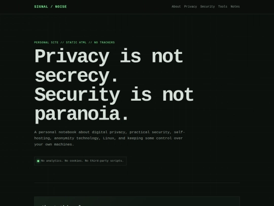 index screenshot