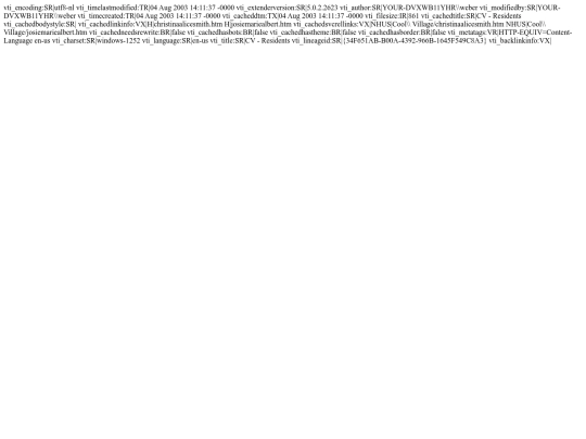 coolvillage/_vti_cnf/residents screenshot