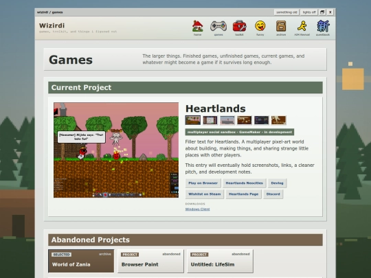 games screenshot