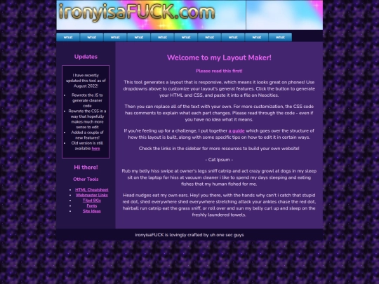 Website screenshot