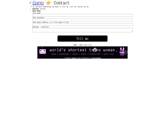 contact screenshot