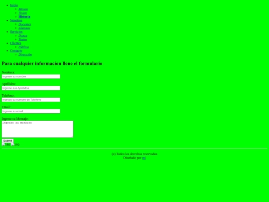 Direccion screenshot