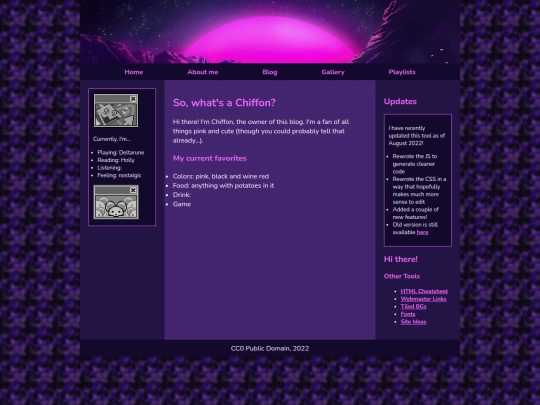 Website screenshot