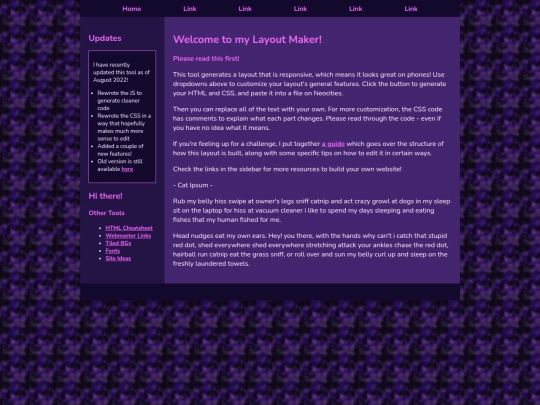 Website screenshot