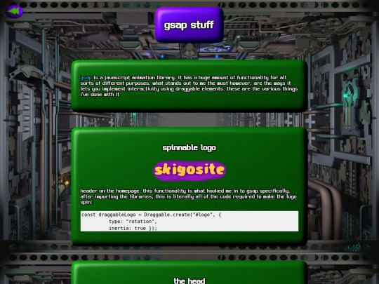 lab/experiments/gsapstuff screenshot