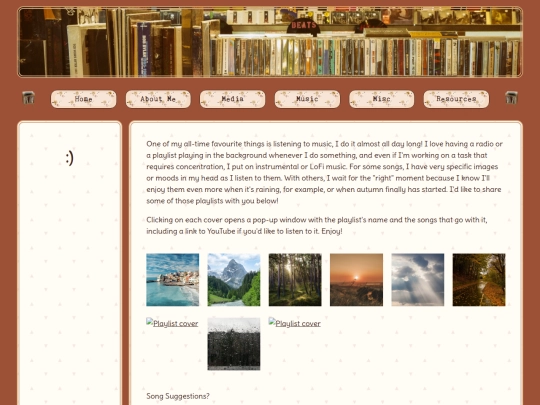 pages/playlists screenshot