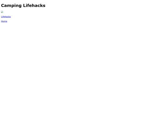 campinglifehacks screenshot