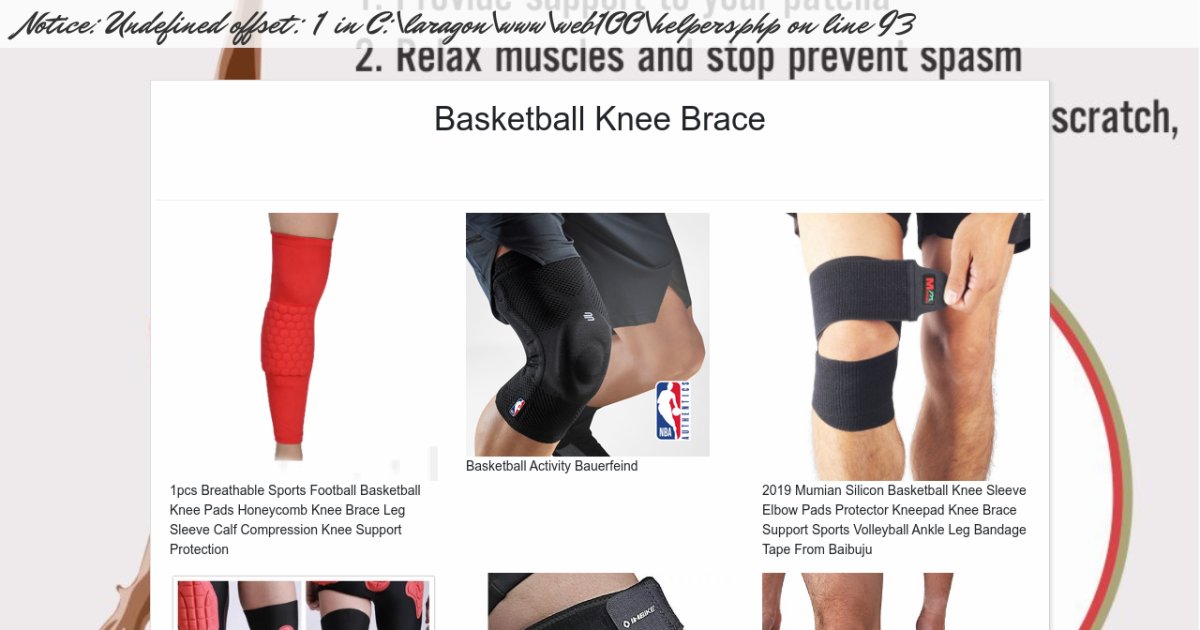 The Best Knee Support for Basketball