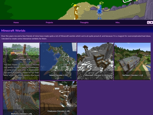 projects/minecraft-worlds screenshot