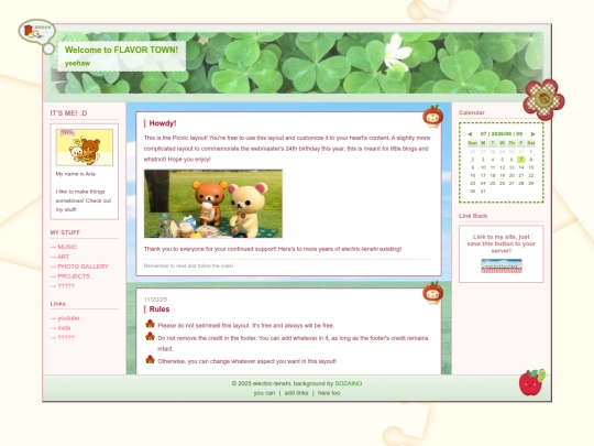 index screenshot
