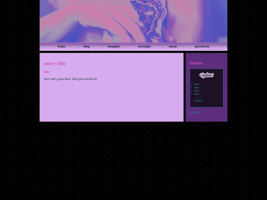 blog screenshot