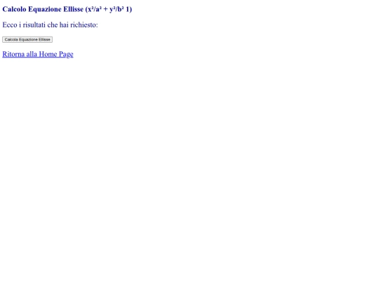 PAGINE/Ellisse screenshot