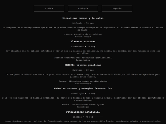 second/third/ciencia screenshot