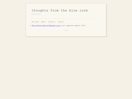 projects screenshot