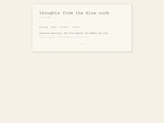 writings screenshot