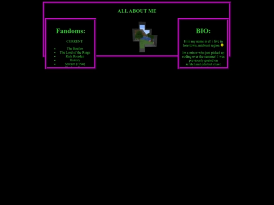 aboutme screenshot