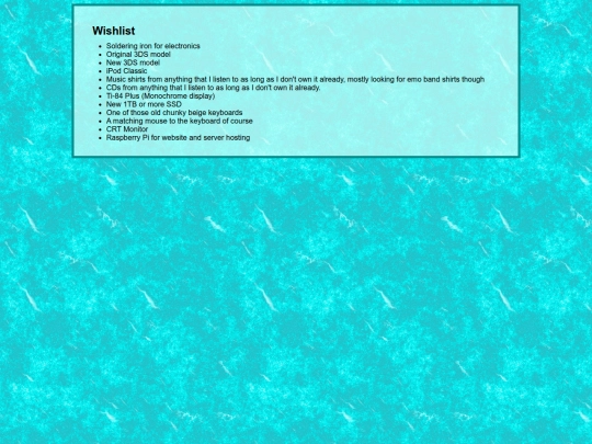 wishlist screenshot