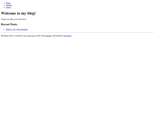 blogorupdate screenshot